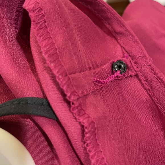 NWOT - gray pink dress with pockets and with bra and slip strap snap holder sz 4 - Picture 4 of 9